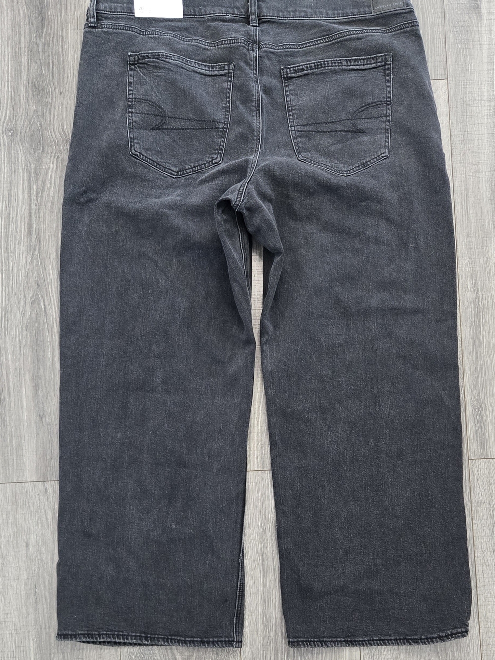 American Eagle Women’s Size 20 Regular Black Wash Stretch Jeans NWT #574 - Picture 3 of 13